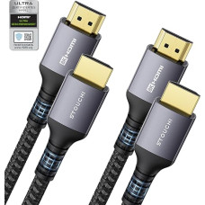 HDMI 2.1 sertifikuotas kabelis, 2 m (2 vnt.), 