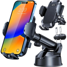Karinė klasė: Stiprus siurbtukas ir spaustukas】Atsparumo galia 36 kg 360° pasukamas universalus automobilinis laikiklis iPhone 17 Pro Max 16 15 14 Samsung Galaxy S24 ir kt.
