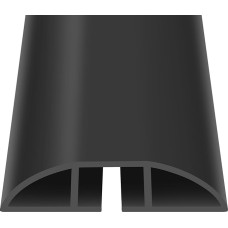 Grindų kabelių apsauga, juodi guminiai laidų kabelių dangteliai, grindų laidas su iš anksto padalytu kanalu, 2M kabelio dangtelis patalpoms, biurui, namams, kilimo ilginimo kabelis, tvarkingas kilimėlis