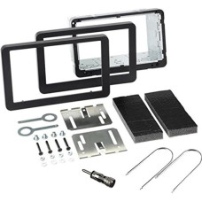 2 DIN automobilinio radijo imtuvo tvirtinimo rinkinys su apvadu, skirtas Alfa Romeo 159 Brera Spider OEM GPS palydovinės navigacijos įrenginiui