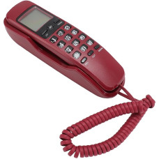 Wall Phone with Cable, Desktop Landline Phone with Caller ID, Corded Wall Phone with HD Display, Comfortable Buttons, Non-Slip Padding for Home Office