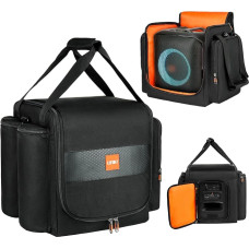 Bags for JBL Partybox Encore Essential 2/Encore 2, Portable Speaker Carry Bag Suitable for Encore with Shoulder Strap and Additional Pocket for Microphone, Charger, Cable, Accessories (Black)