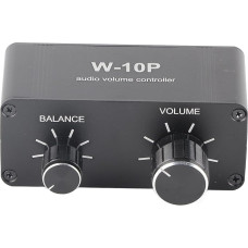 Garsumo valdymas, mini stereofoninio garso stiprintuvas, ausinių stiprintuvas, garso garsumo valdymas, mini vidinis slopinimo mygtukas su RCA lizdu, 3,5 mm išvestis