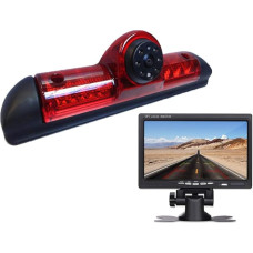 Galinio vaizdo kamera Transport Star + 7 colių TFT LCD ekranas Automobilio monitorius 3. Stabdžių žibintas Stabdžių žibintas tinka Ducato X250 / Peugeot Boxter / Citroen Jumper