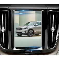 BIBIBO suderinama su Volvo XC40 XC90 XC60 2018-2023 2024 navigacijos apsauginė plėvelė XC 4H atspari įbrėžimams 8,7 colių GPS ekrano apsauga Sat Nav plėvelė XC40 XC60 XC90 priedai (2 vnt.)