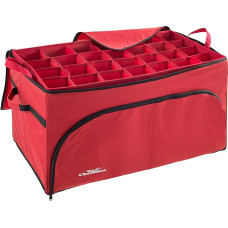 WeRChristmas 72 x Christmas Decoration Storage Bags Red 76 x 38 x 38 cm