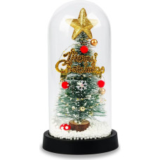 Wintem Weihnachtsbaum, Glocke, mit LED-Lichtern für Tischdekoration, warme, batteriebetriebene Beleuchtung, ideal als Dekoration für Zuhause und Büro mit raffiniertem und modernem Design