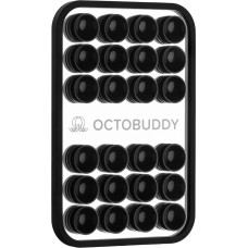 OCTOBUDDY veidrodis - silikoninis siurbtuko laikiklis telefonui su veidrodžiu - neslystantis siurbtuko laikiklis visiems modeliams - laisvų rankų telefono laikiklis asmenukėms ir vaizdo įrašams - 2,6