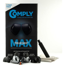 Comply TrueGrip MAX | Premium Memory Foam pakaitiniai ausų kištukai 