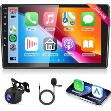 Rimoody 2G + 64G belaidis Carplay Android 13 automobilinis radijas 2 DIN Toyota Auris 2006-2011 10 colių automobilinis radijas su Android automobiline navigacija GPS WiFi Mirror Link Bluetooth FM/RDS radijas DAB/OBD/DVR/SWC gale