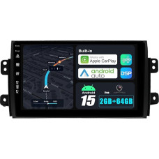 JOYX Android 13 IPS automobilinis radijas, tinkamas Suzuki SX4 (2006-2013) - Integruotas CarPlay Android automobilis - Nemokama atbulinės eigos kamera - [2G + 32G] - 9 colių 2 DIN - DSP DAB vairo valdymas WiFi Fast Boot 4G