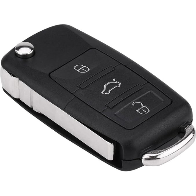 Universalus 3 mygtukų 433MHz lusto automobilio nuotolinio valdymo pultas su aukštos kokybės sėdynės raktu 1K0959753G automobilio GPS ir saugumo automobilio raktas