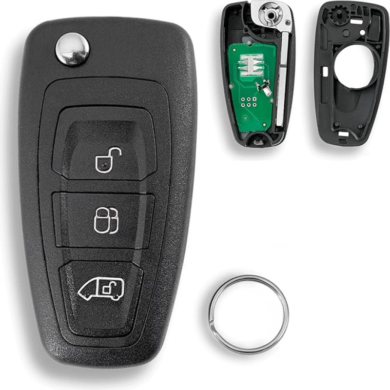 433 MHz 3 mygtukų automobilio raktelio nuotolinio valdymo pultas, skirtas 