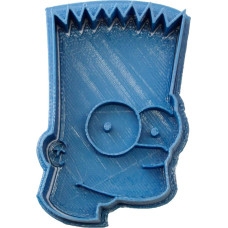 Cuticuter Simpsonai Bartas Sausainių pjaustyklė, mėlyna, 8 x 7 x 1,5 cm