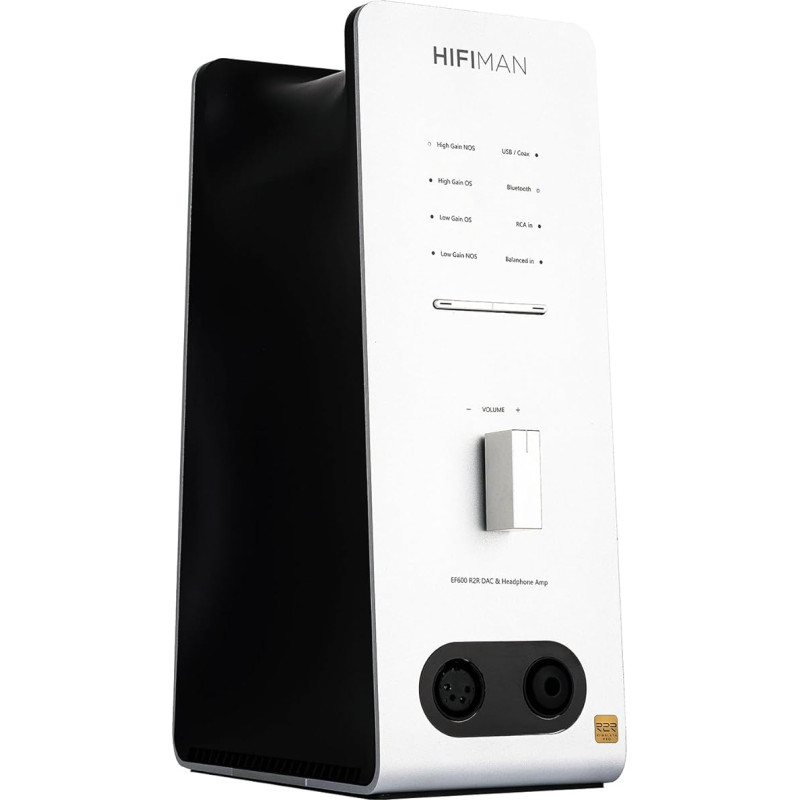 HIFIMAN EF600 Symmetrischer Desktop-Kopfhörer-DAC/Verstärker/Vorverstärker/Kopfhörerständer mit HYMALAYA Pro R2R DAC und Bluetooth, Silber