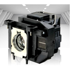 EP67 Replacement Projector Lamp with Case for Epson Elplp67, Suitable for 1r EB-S02 / EB-S11 / EB-S12 / EB-SXW11 / EB-SXW12 / EB-W02 / EB-W12 / EB-X02 / EB-X11 / EB -X12 / EB-X14 / EB-X15