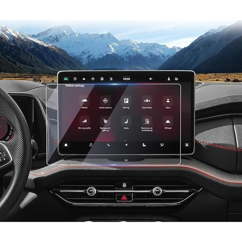 LUWU Pack of 2 Compatible with Skoda Kodiaq ii 2024 2025 2026 Navigation Screen Protector 13 Inch Nano Screen Protector 6H Scratch-Resistant Kodiaq 2 Accessories