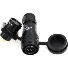 Vandeniui atspari M12 jungtis IP67 Push Pull jungtis Weipu skydo jungtis Pramonės elektrinis adapteris vyriškas moteriškas SA12 aviacijos kabelio jungtis (7Pin 5A 125V)