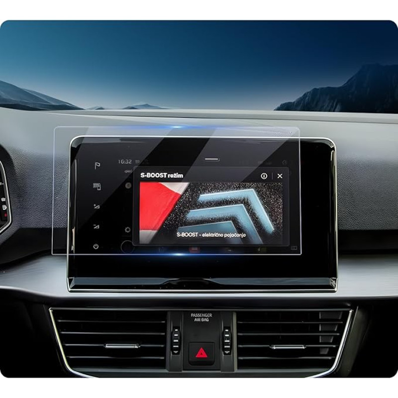 LUWU suderinama su Seat Tarraco Ibiza Arona 2022 2023 2024 navigacijos ekrano apsauga 9,2 colio grūdinto stiklo ekrano apsauga 9H atspari įbrėžimams navigacijos priedai