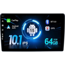 2G+64G Autoradio Für Ford Transit Custom 300 350 2017-2023 Android 15 GPS-Navigation Unterstützung Lenkradsteuerung BT 5.0 Mirror Link GPS WiFi CarPlay RDS
