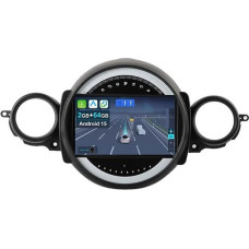 9 Inch Android 14 Car Radio for BMW Mini Cooper R55 R56 2007-2015 with Wireless Apple CarPlay Android Car Mirror Link GPS Navigation Bluetooth 5.0 WiFi USB Navi FM + Reversing Camera