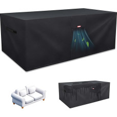 BARTSTR Garden Furniture Cover 600D Oxford Waterproof Anti-UV Protective Cover Garden Furniture 215 x 135 x 75 cm Tarpaulin Garden Furniture Suitable for Patio Furniture, Garden Table Seats, Leisure Furniture Seat