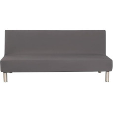 Armless Sofa Bed Cover Polyester Spandex Stretch Protective Cover for 3 Seater Elastic Full Folding Couch Sofa Shield for Folding Couch Without Armrests, Solid Colour