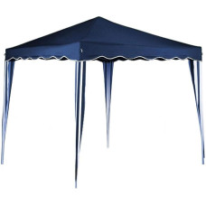 BAKAJI Pavillon, 3 x 3 m, faltbar, wasserdicht, zusammenklappbar, 3 x 3 m, Gartenzelt, wasserdichte Plane, Gestell aus Metall, Öffnung und Schließen durch Ziehharmonika, Modell Ischia