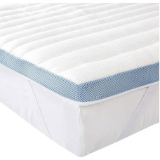 Amazon Basics 7-Zone, Air Memory Foam Mattress Topper, 90 x 190 cm