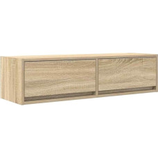 vidaXL TV spintelė Sonoma ąžuolas 100 x 31 x 25,5 cm Medžio kompozitas Svetainės laikymo sprendimai Šiuolaikinė TV spintelė Sieninė spintelė Stilingos lentynos Elegantiškas organizatorius