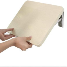 An der Wand montierter Klapptisch mit schwebendem Holzregal für Computer, Schreibtische, Werkbänke und Büroregale, kleine Größe (50 x 31 cm/20 x 12 Zoll)