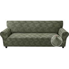 XINEAGE Stretch-Sofabezüge, 4-Sitzer, 1 Stück, Sofa-Schonbezüge mit rutschfestem Design, weich, geometrische Jacquard-Couchbezüge, übergroß, waschbarer Möbelschutz für Hunde/Haustiere (XL-Sofa