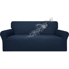 Easy-Going 100 % wasserdichter Couchbezug, doppelter wasserdichter Sofabezug, Stretch-Jacquard-Sofa-Schonbezug, auslaufsicherer Möbelschutz für Kinder, Haustiere, Hund und Katze (Übergroßes Sofa