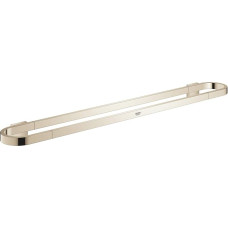 GROHE Selection Essentials 41058EN0 Vonios rankšluosčių laikiklis su paslėptu tvirtinimu, ilgis 800 mm, šukuotas nikelis
