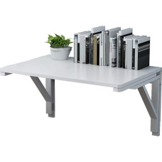 An der Wand montierter Klapptisch aus Massivholz für Arbeitszimmer, Zuhause und Büro. Multifunktions-Computertisch mit stabilem und langlebigem Design