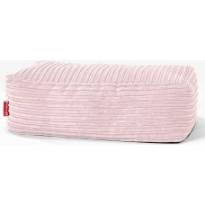 Lounge Pug, didelis pufas kojų taburetė Corduroy Pink