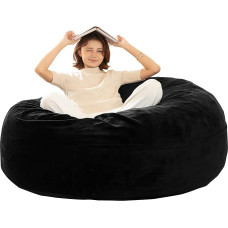 Sitzsack für Erwachsene, 1,8 m, Oversize-Boden-Sitzsäcke bieten reichlich Platz für Erwachsene, Memory-Schaum, riesige Sitzsäcke, Liege, vielseitiges Design, passt in jeden Raum, Filmabende