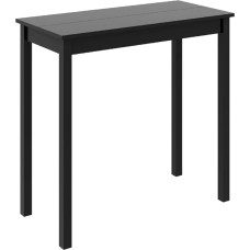 Baro stalas Valgomasis stalas juodas 115 x 55 x 107 cm
