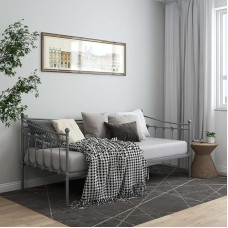 ZEYUAN sofos lovos rėmas, sofa lova, sofa lova, sofa lova, sofa lova, sofa lova, Relax sofa, sofos ir sofos, pilkas metalas, 90 x 200 cm