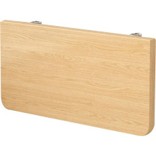 Klappbarer Wandschreibtisch aus Holz, wandmontierter Klapptisch, schwimmender Klapptisch, Küchentisch, zusammenklappbares Wandregal für Wohnzimmer, Büro, Kapacitetas 70 kg (dydis: 40 x 25 cm)