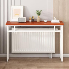 Konsolentische für Flur, schmale Beistelltische aus Glas für Wohnzimmer und Wohnzimmer, Heizkörperablage, Konsolentisch mit Massivholzplatte, CapaciCover für Wohnzimmer, Schlafzimmer, Flur u