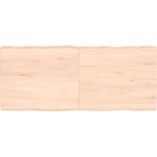 Medžio masyvo stalo viršus nebaigtas 140 x 60 x (2-6) cm Neapdoroto krašto pakeitimo stalas virtuvės centrui Valgomojo stalo stalviršis Rankų darbo natūralaus medžio viršus 