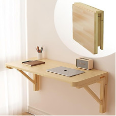 Klapptisch An der Wand montierter Klappschreibtisch, kompakter Esstisch mit Klappblatt für Home Office, Arbeitszimmer, Küche, Balkon und Waschküche, platzsparende Laptop-Werkbank, 100 x 40 c
