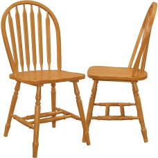 Sunset Trading DLU-820-LO-RTA-2 Dining Chair Light Oak
