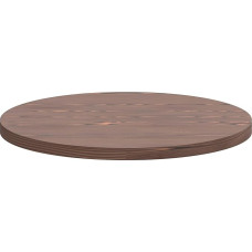 FRANKYSTAR Artù apvalus stalviršis iš laminuotos medienos 120 cm tamsus medis