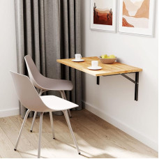 mikon 90 x 60 cm | Wall Folding Table Kitchen Table Desk Children's Table | Gold Craft