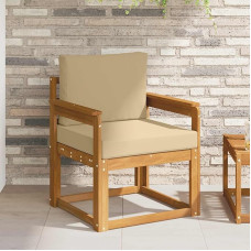 Moderne Outdoor Sofagarnitur aus langlebiger Akazie als Gartenmöbel Set Akazienholz für eine Moderne Garten Sofagarnitur aus Massivholz Akazie