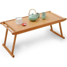 Folding Low Table, Window Coffee Table, Coffee Table, Small Coffee Table, Balcony Tea Table, Solid Wood Tea Table, Window Bed Table (96 x 43 x 39 cm)