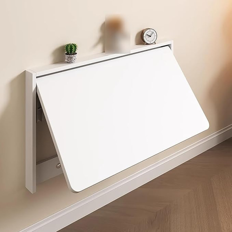 Klapptisch zur Wandmontage, platzsparend, für Küche, Waschküche, Badezimmer, Schlafzimmer, faltbares Design (L x B x B): 60 x 40 cm