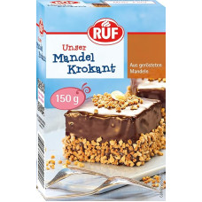 RUF migdolų bracantas, skrudinti karamelizuoti migdolai grietininių pyragų, obuolių pyragų, sausainių, šokolado ir ledų gardinimui, be glitimo ir veganiški